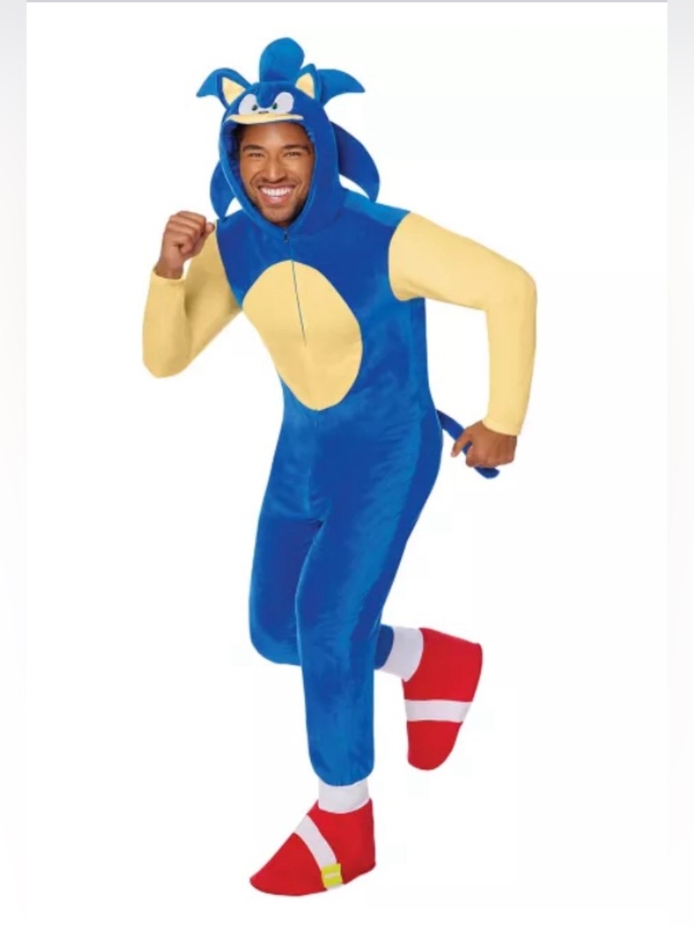 EUC Spirit Halloween Adult Sonic the Hedgehog Men’s Costume Sz L/XL
